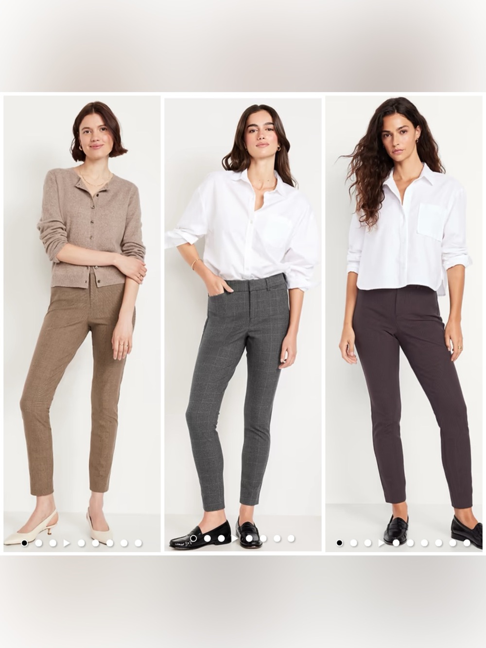 Old Navy Women's Ankle Pants Trio